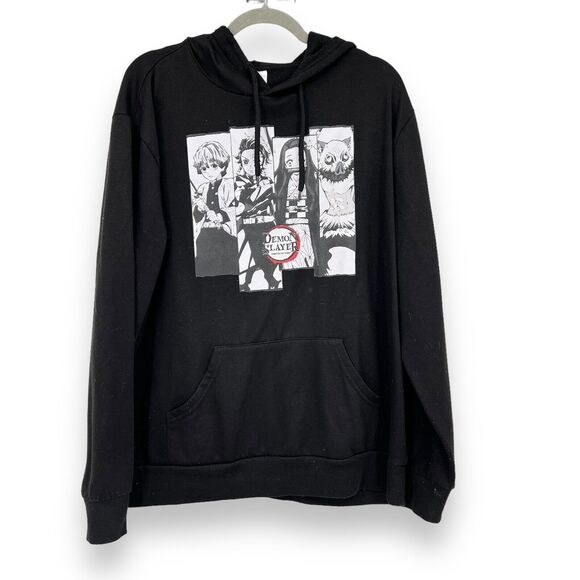 Demon Slayer Unisex Black Hoodie Sz. XXL - Picture 1 of 5